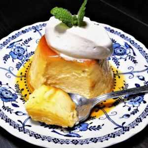 Flan con Crema